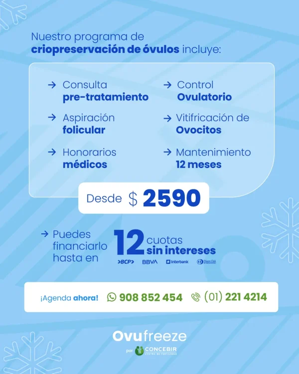 Ovufreeze desde 2590